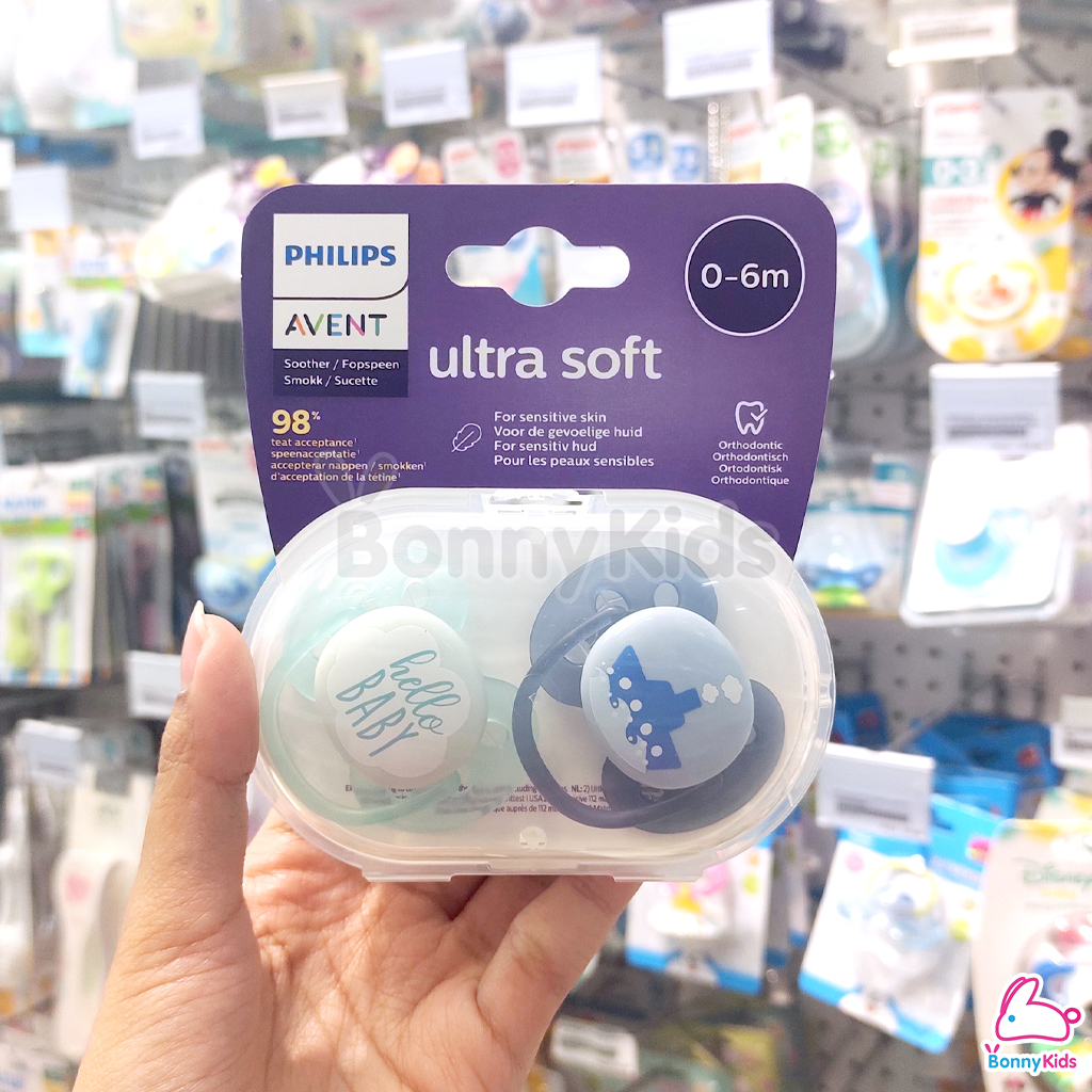 PHILIPS AVENT (ฟิลลิปเอเว้นท์) จุกนมหลอก รุ่น Ultra Air และ รุ่น Ultra Soft