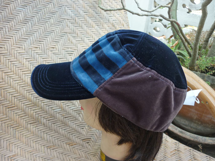 หมวกแก๊ปทรงทหาร ผ้ากำมะหยี่สวยมั๊กๆ