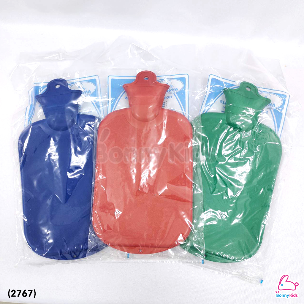 (2767) ATTOON (แอทตูน) Hot Water Bottles กระเป๋าน้ำร้อนไซส์ใหญ่ ยางเกรดพิเศษป้องกันการรั่วซึม 2 ชั้น