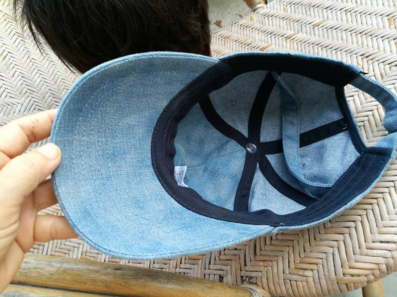 หมวกแก๊ปผ้ายีนส์ฟอกลายเมฆ สวยมาก