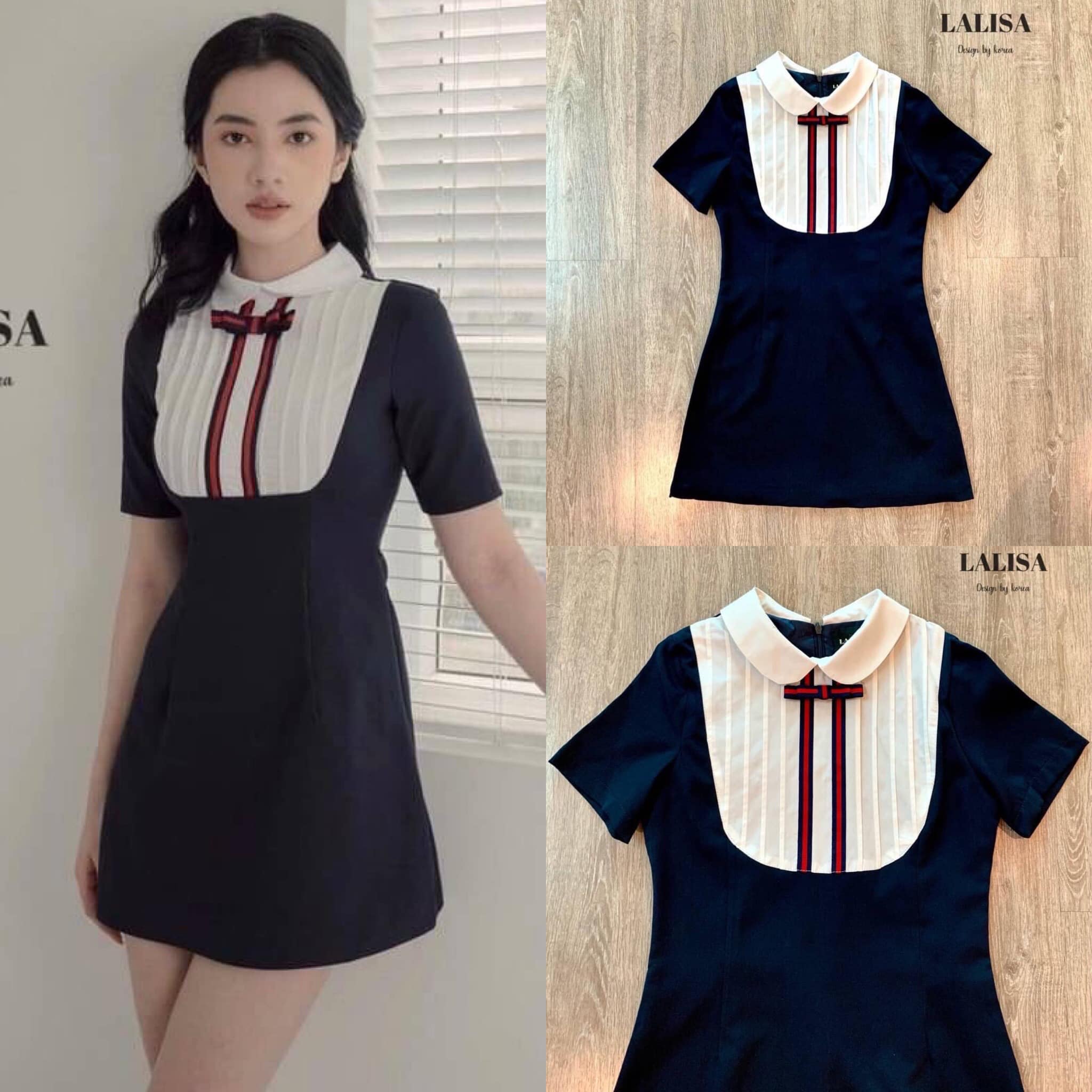 ชุดเดรสคอบัวทรงคุณหนู เนื้อผ้าอย่างดีมาพร้อมโบว์ ใส่มา น่ารักมากค่าา มีซับใน ซิปหลัง สินค้าคุณภาพ (พร้อมส่ง)