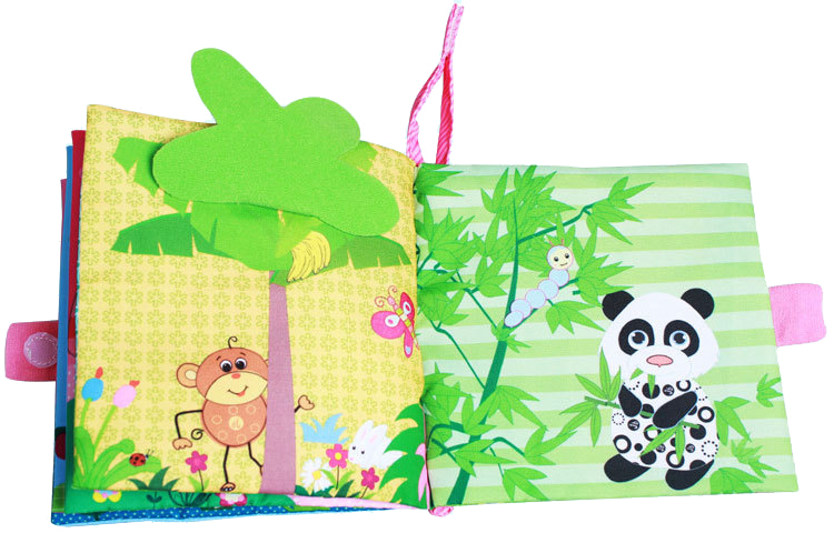 หนังสือผ้า หนังสือภาพสำหรับเด็กเล็ก Learning with Nature by Jollybaby