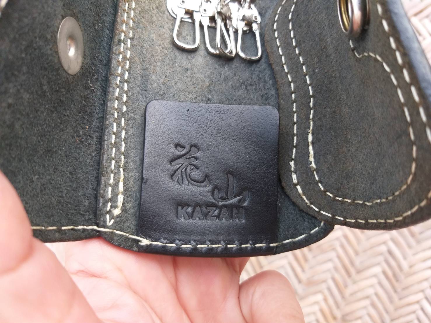 กระเป๋าพวงกุญแจ หนังแท้ สวยมากๆ