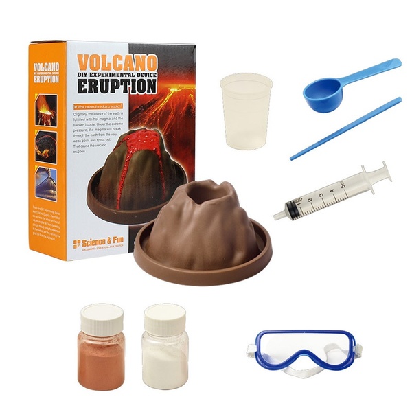 ของเล่นภูเขาไฟ ของเล่นวิทยาศาสตร์ ชุดการทดลองภูเขาไฟระเบิด Volcano Eruption KIT