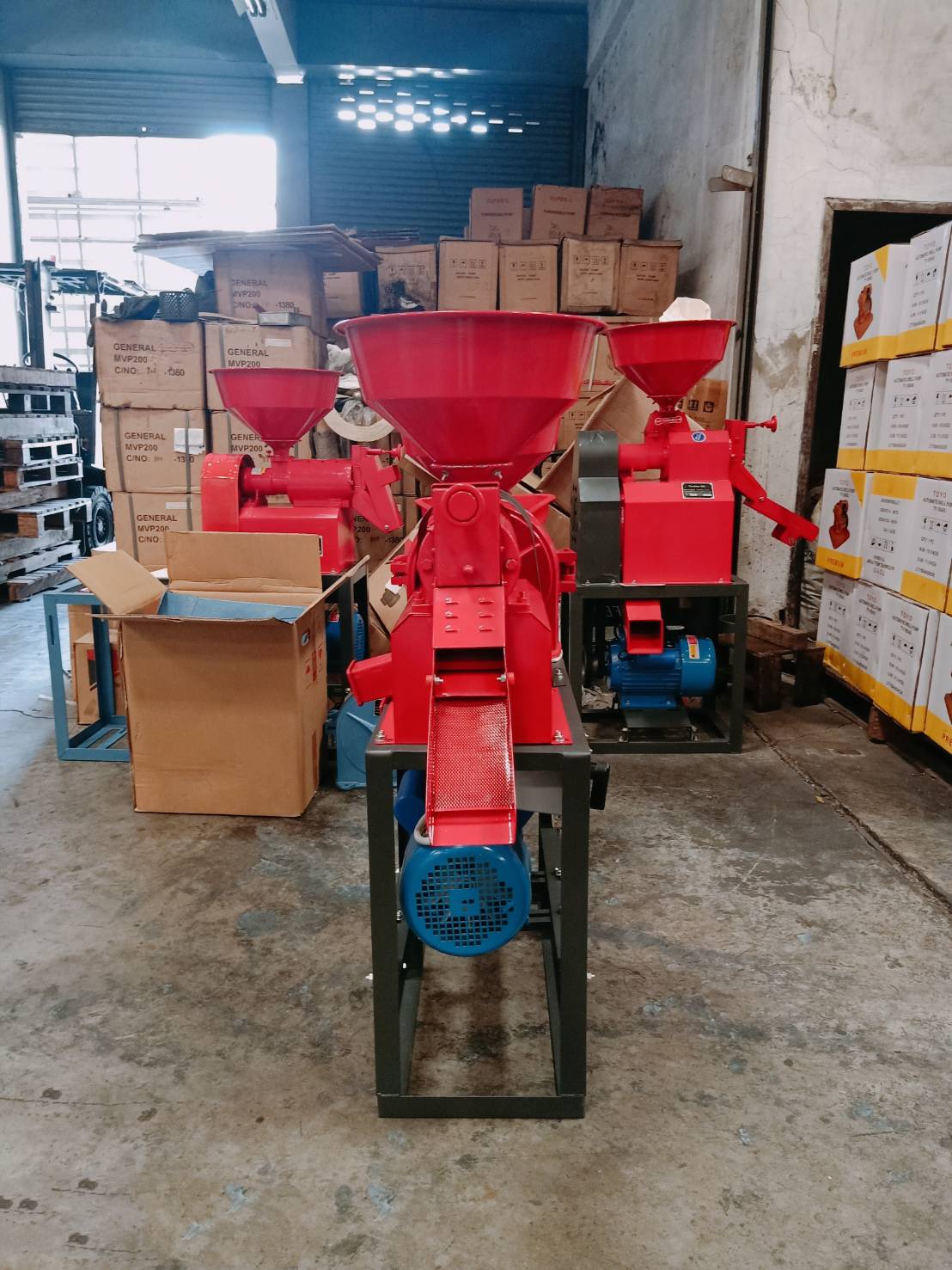 เครื่องสีข้าวพร้อมเครื่องบด ไม่รวมมอเตอร์ พร้อมส่ง