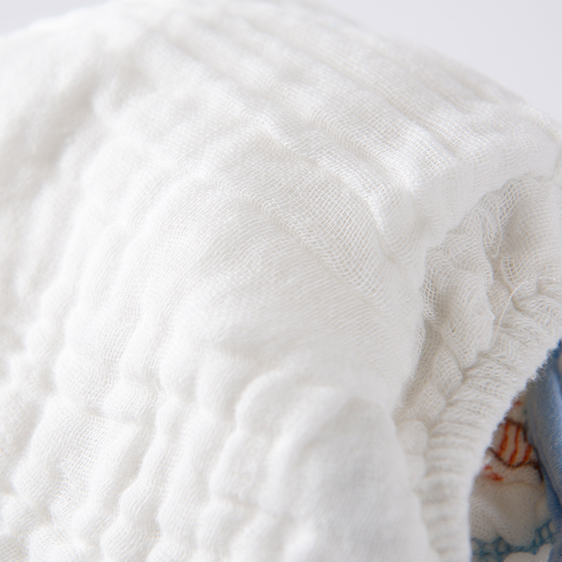 กางเกงผ้าอ้อมเด็กซักได้ กางเกงซับฉี่เด็ก กางเกงผ้าอ้อมสาลู 100%Cotton Muslin กางเกงกันฉี่ กางเกงผ้าอ้อมซับฉี่ ขอบขาสองชั้น