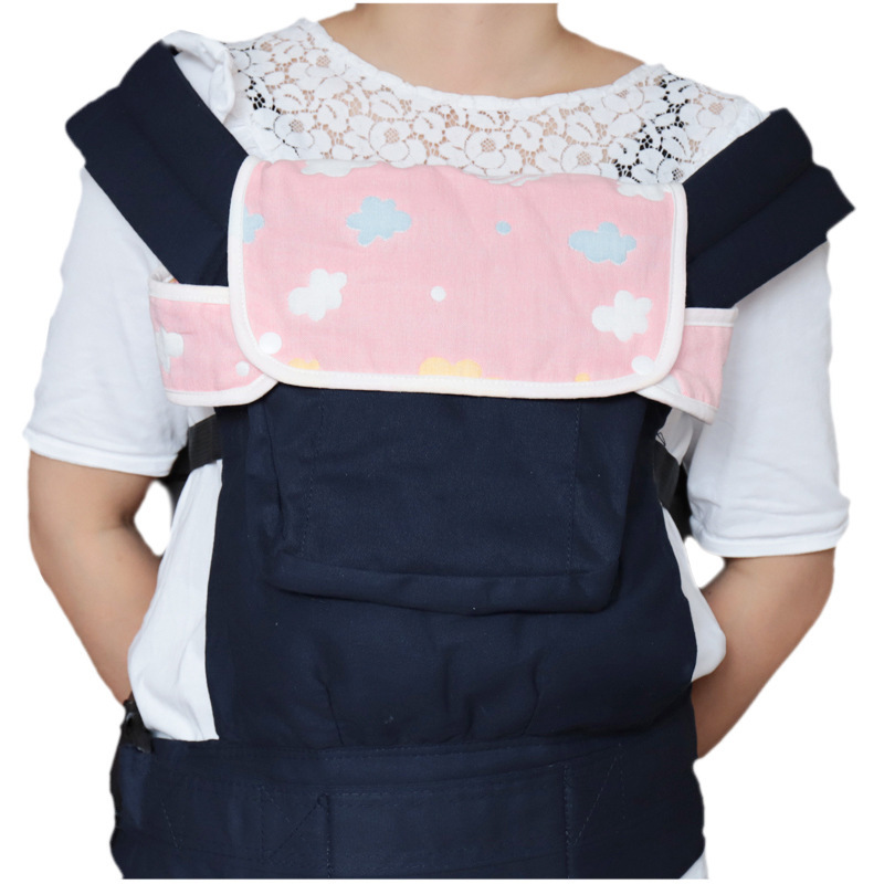 ผ้าซับน้ำลาย ผ้ากันเปื้อนสำหรับหุ้มเป้อุ้มเด็ก กันน้ำลาย-กันแทะ NanaBaby Teething Pads