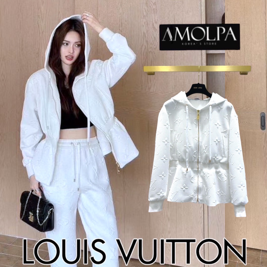 JACKET LV 3D งาน 1 : 1 งานสวยสุด ปัง เนื้อผ้าดีม๊าก ผ้าใส่สบายมาก ห้ามพลาดใส่สบายสุดๆ ใส่สบาย : สินค้าคุณภาพ (พร้อมส่ง)