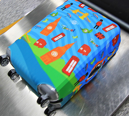 (ผ้ายืด พิมพ์ลาย ขนาด XL) ผ้าคลุมกระเป๋าเดินทาง ขนาด 29 - 32 นิ้ว มี 10 ลาย 10 แบบให้เลือก