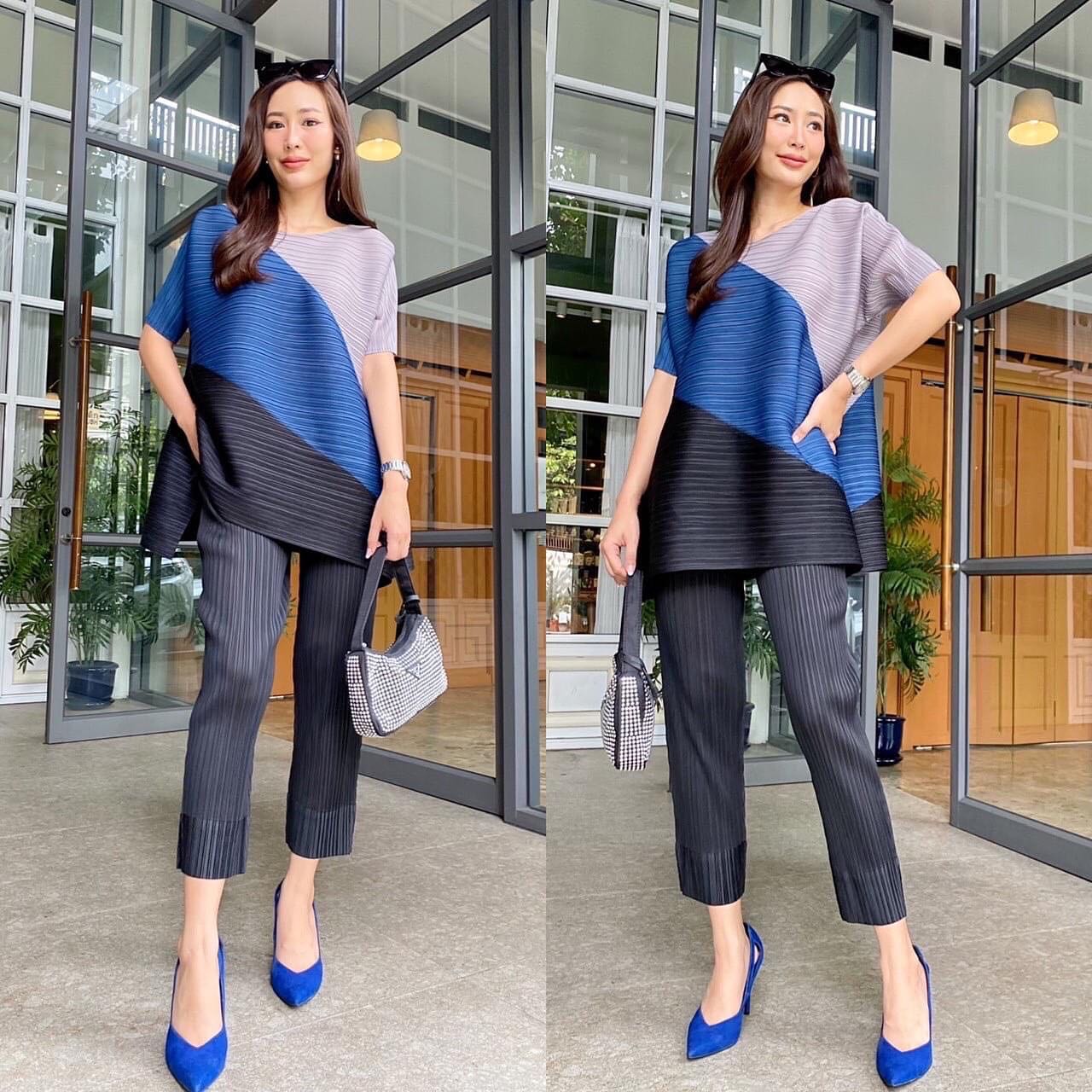 ชุดเซตผ้าอัดพลีท แบบงานBrand คุณภาพแน่นๆ AA Premium : สินค้าคุณภาพ (พร้อมส่ง)