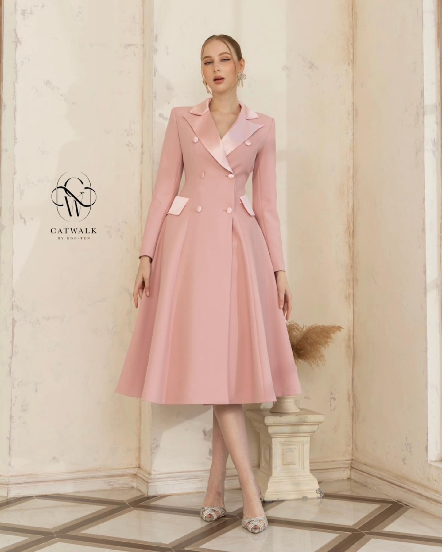 เดรสปกเลื่อมกระโปรงบาน+กระโปรงสุ่ม งาน ผ้าเนื้อดี ผ้าสวยสุดๆ : สินค้าคุณภาพ (พร้อมส่ง)