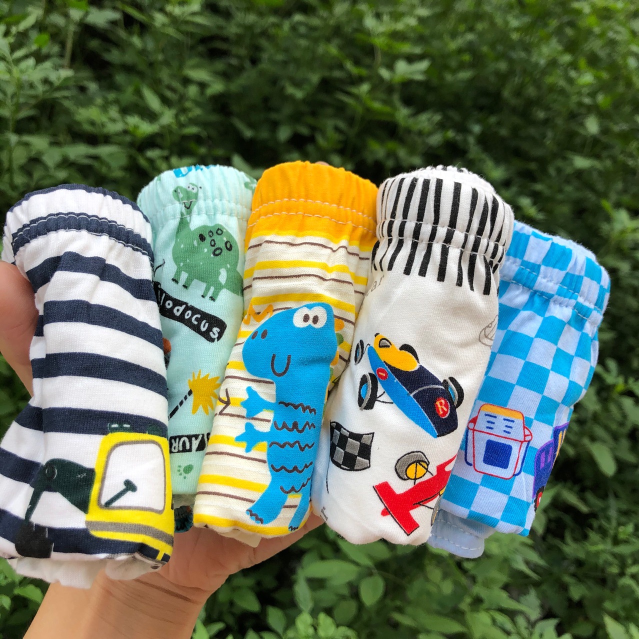 [แพค 5 ตัว] กางเกงในเด็กชาย กกน.เด็ก สไตล์เกาหลี ผ้าฝ้าย 100% Cotton ใส่สบาย ไม่ร้อน