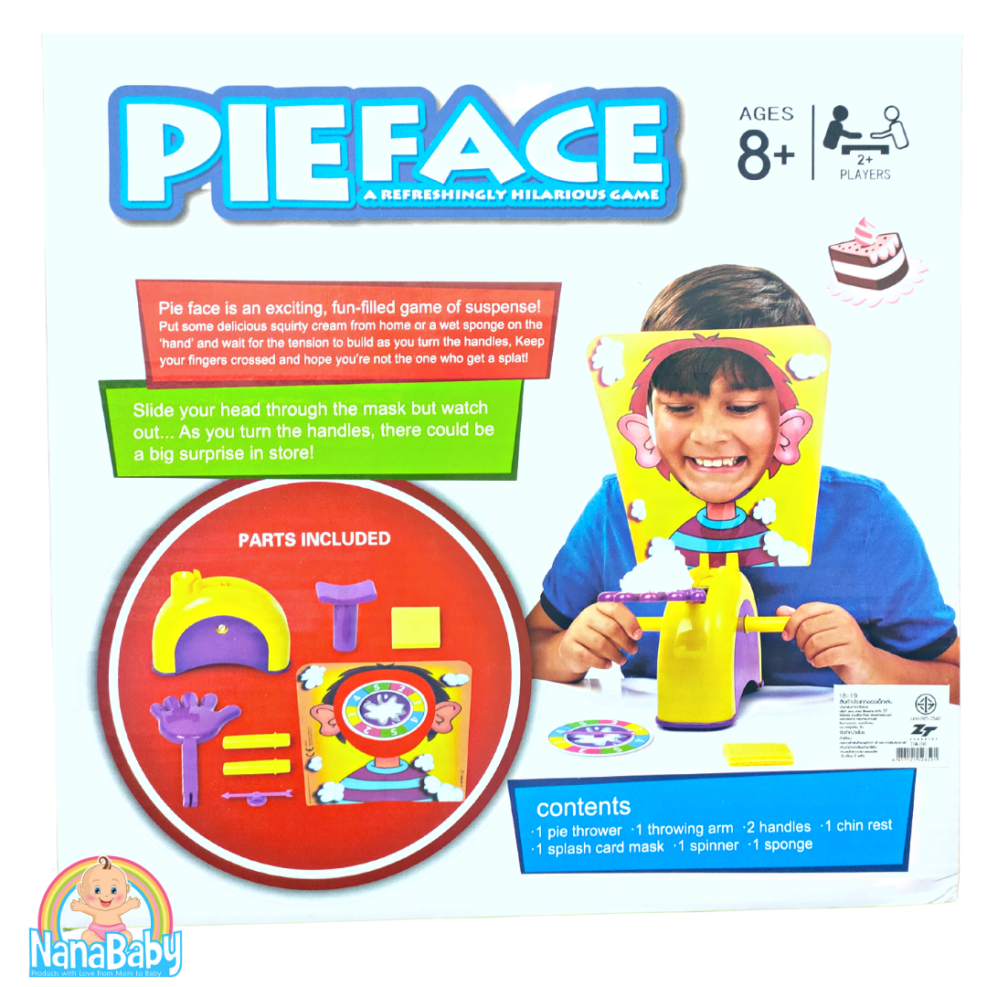 เกมพายแปะหน้า Pie Face เกมพายเฟส เกมในวงปาร์ตี้ เกมครอบครัว ผลัดกันลุ้น