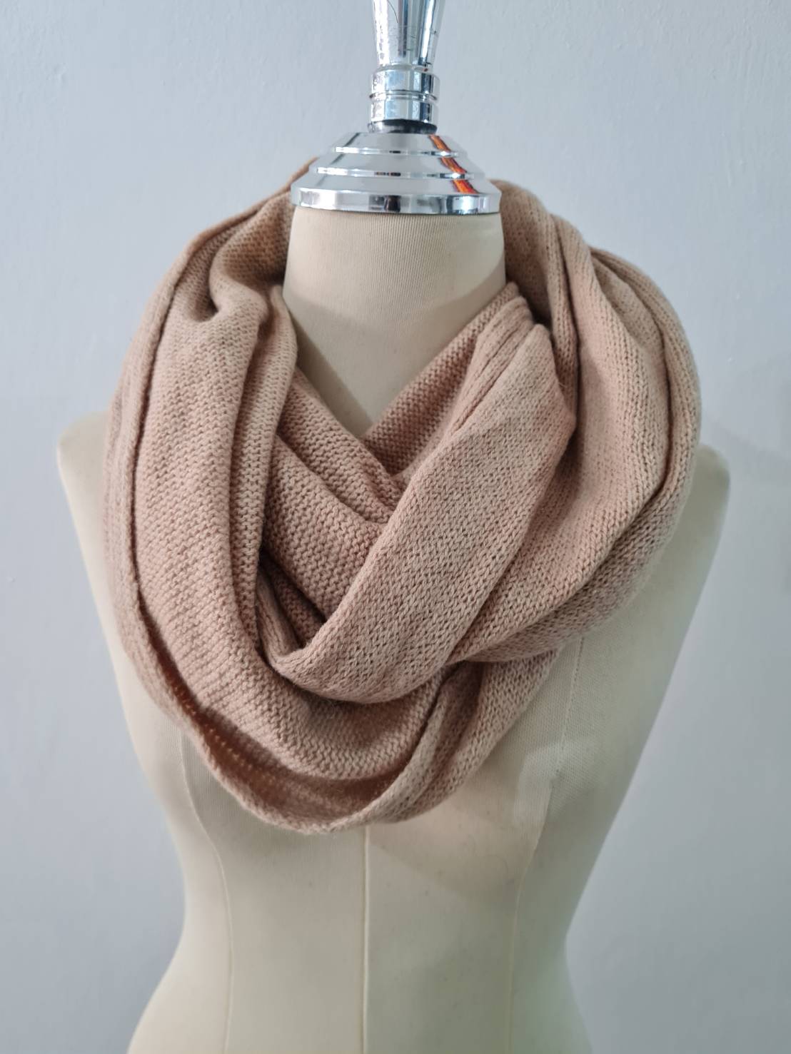 ผ้าพันคอโดนัท H&M ไหมพรม wool ผืนกว้าง