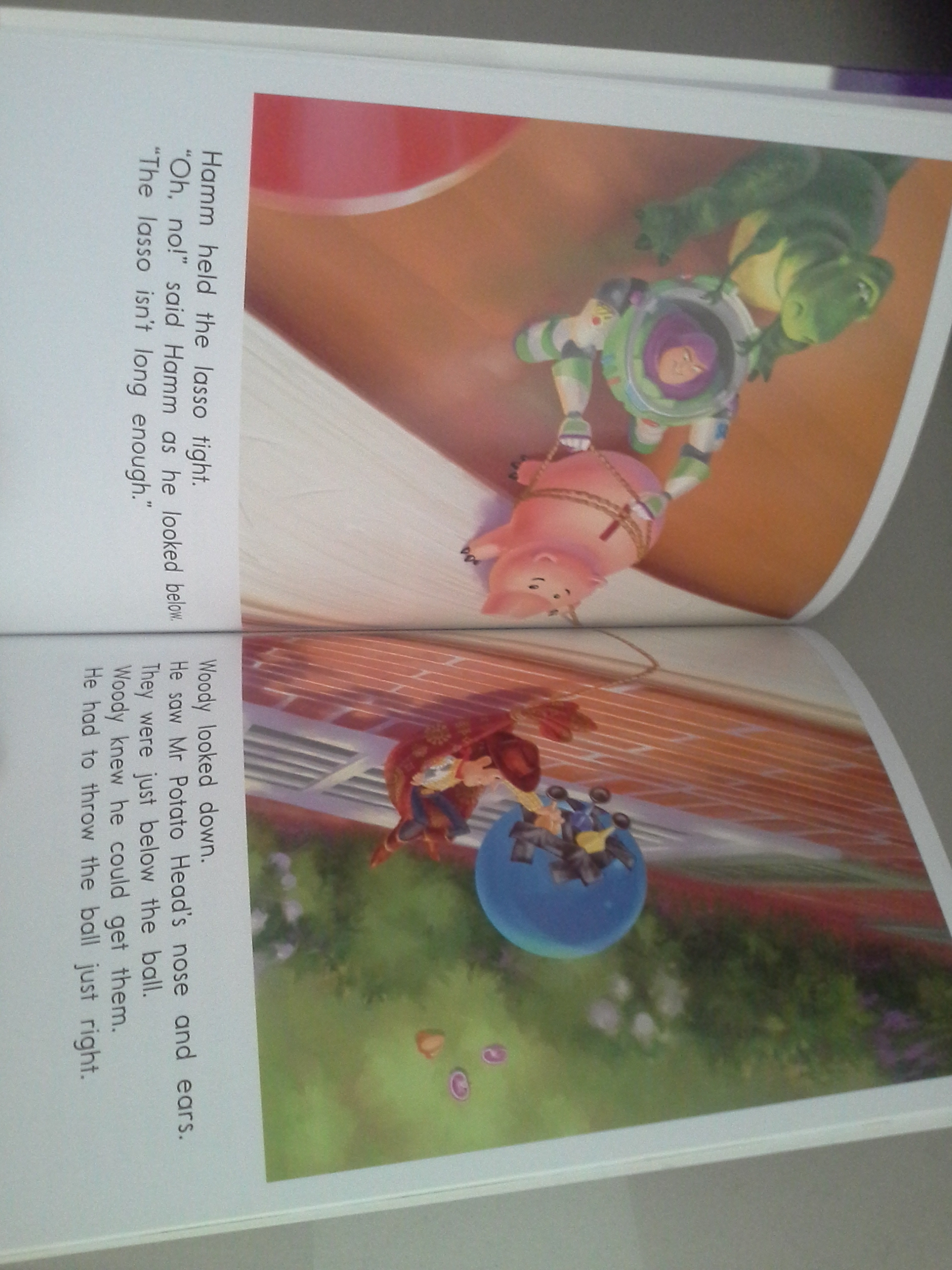 Disney Learning : Level 3 : Toy Story : Rex Tries to Juggle หนังสือหัดอ่านดิสนีย์ ระดับ3 ทอยสตอรี่ เรกซ์พยายามจะเล่นโยนลูกบอล