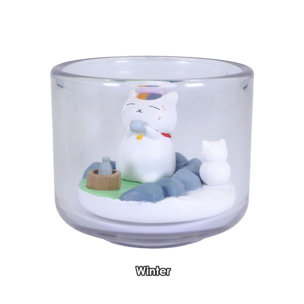 กาชาปองฟิกเกอร์นัตสึเมะกับบันทึกพิศวง Natsume's Book of Friends Nyanko Sensei Four Seasons Terrarium