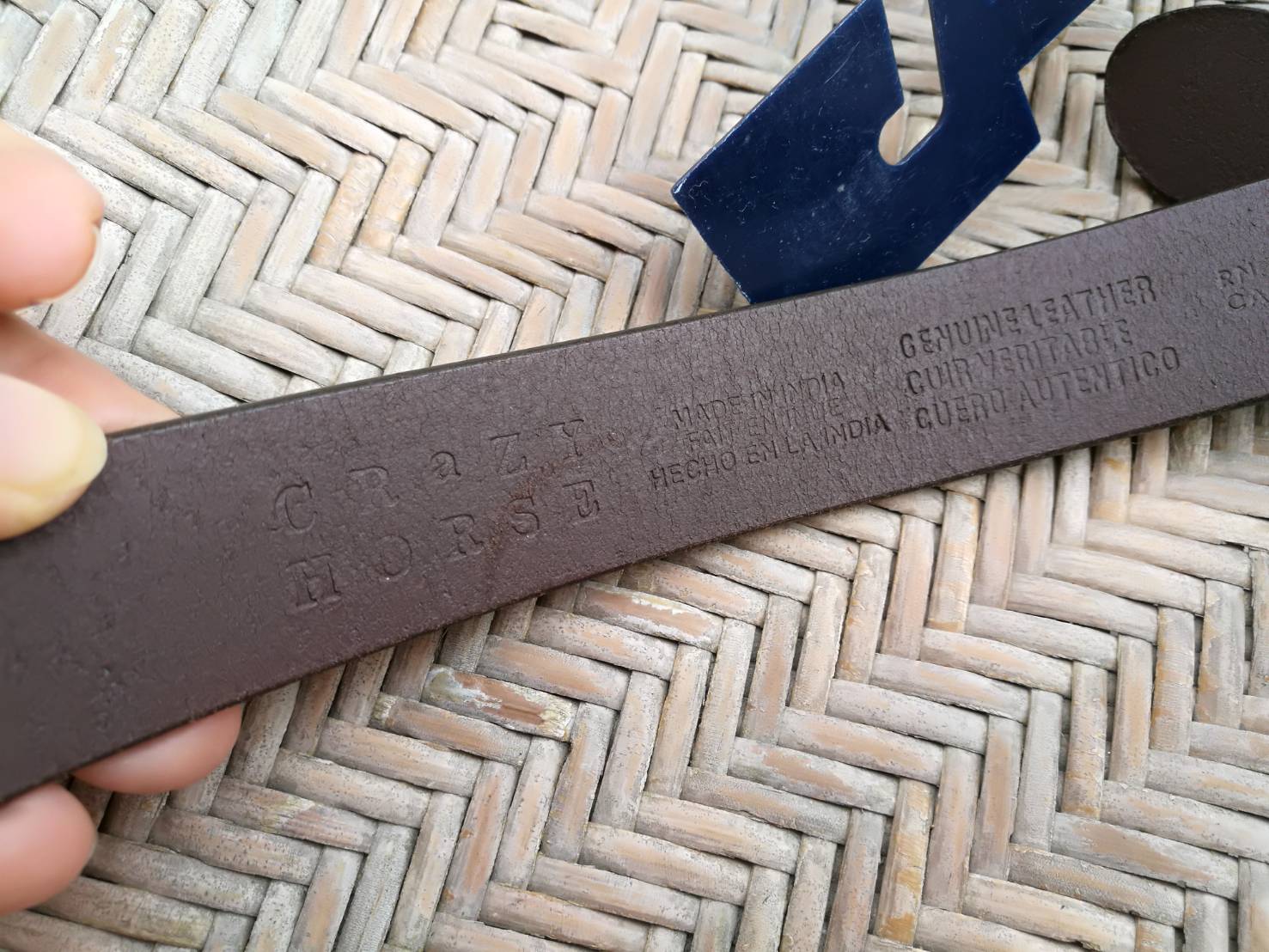 เข็มขัดชาย หนังแท้ GRAZY HORSE (ของใหม่)