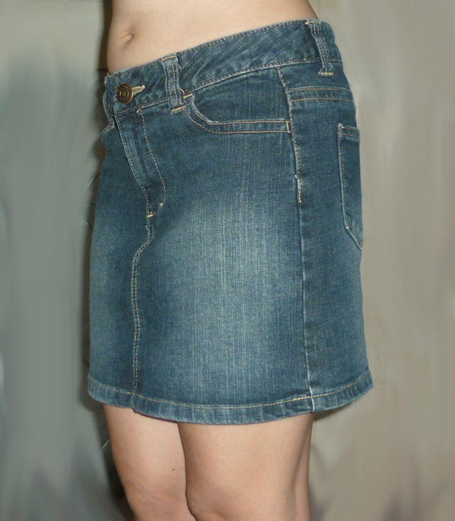 กระโปรงยีนส์เนื้อยืด C.O.L.Z.A แบรนด์ญี่ปุ่น 31-35-14