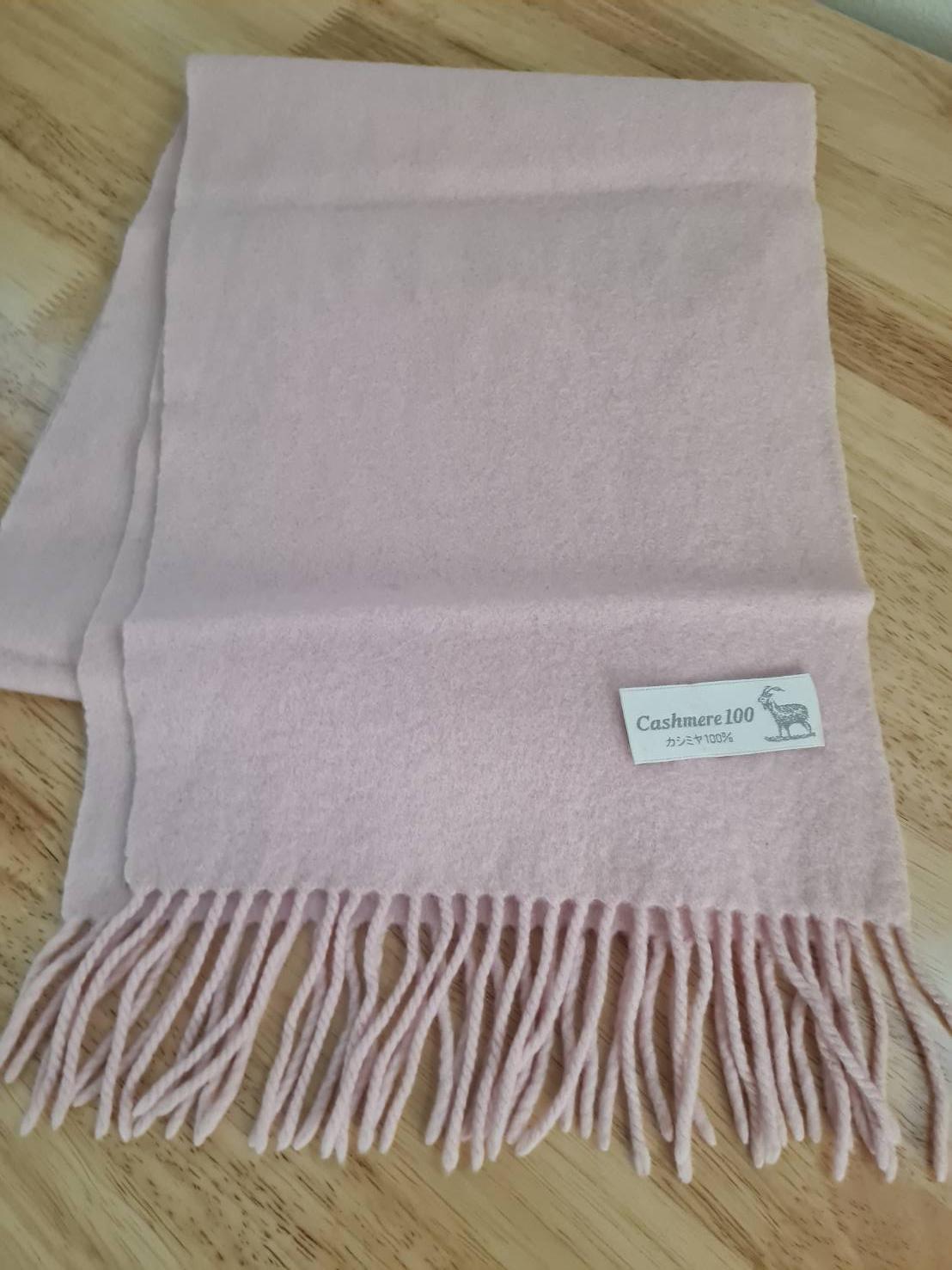 ผ้าพันคอ Cashmere เนื้อหนา