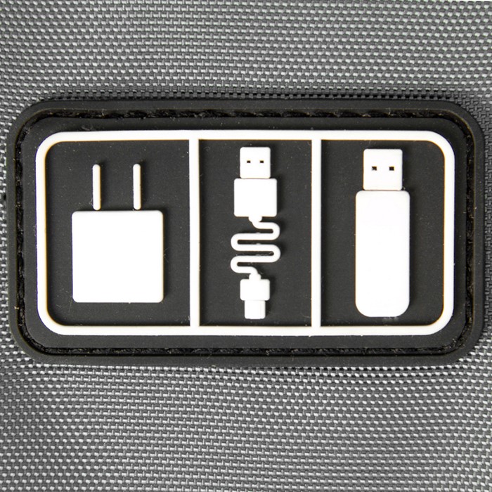 ฺBagsmart กระเป๋าจัดระเบียบอิเล็กทรอนิกส์ กระเป๋าใส่สายชาร์จ กระเป๋าใส่ฮาร์ดดิสก์ กระเป๋าใส่อุปกรณ์ไอที มีช่องใส่ SIM, SD CARD (Grey)