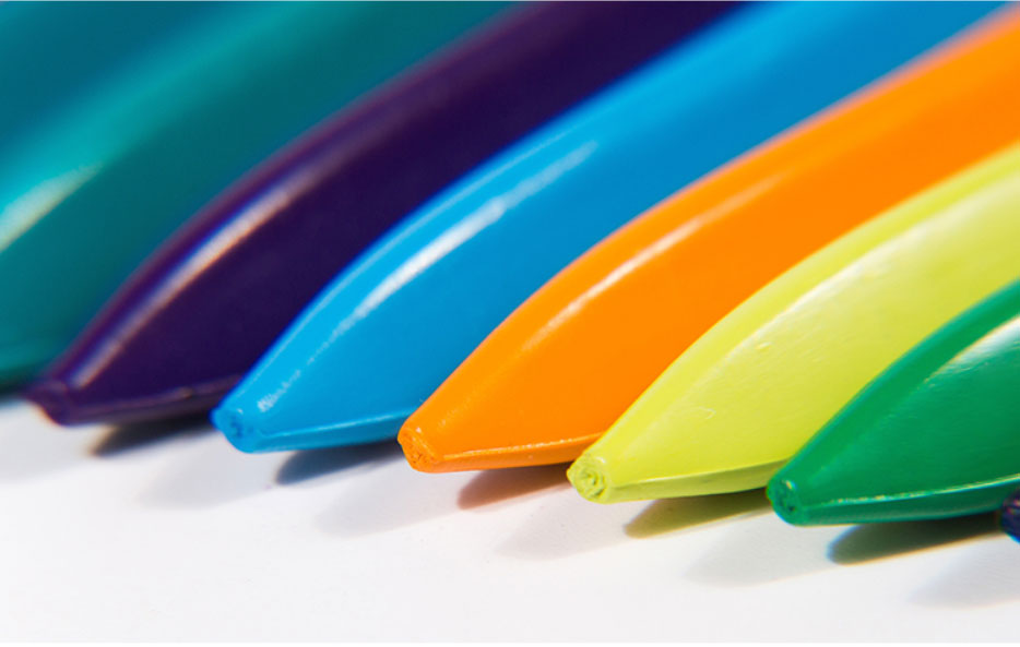 สีเด็กแท่งสามเหลี่ยม △ จับถนัดมือ ปลอดสารพิษ Crayonlab เซ็ต 12 สี