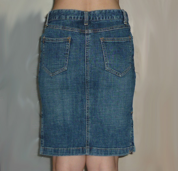 #2กระโปรงยีนส์เรียบหรู ยีนส์ห้าง 29.5-32-18