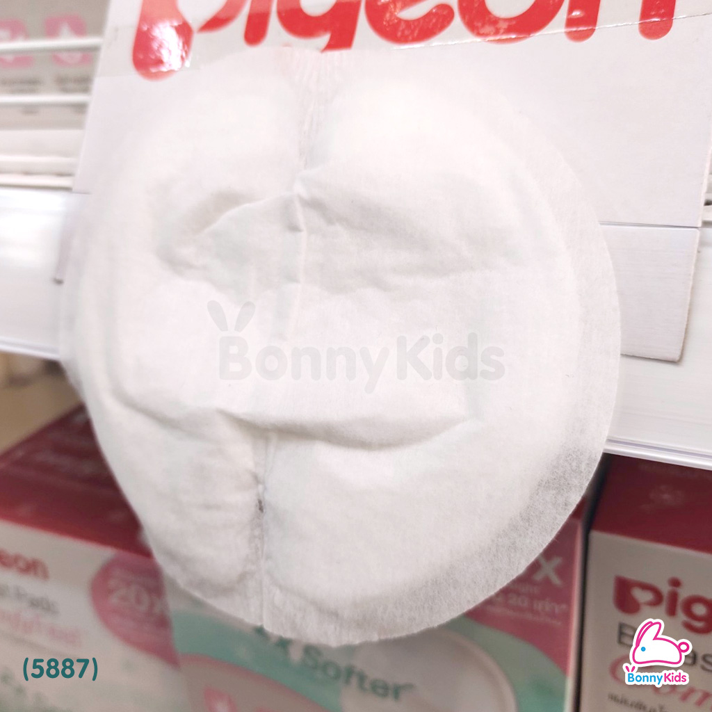 (5887) Pigeon (พีเจ้นส์) Breast Pads Comfy Feel แผ่นซับน้ำนมพีเจ้นส์ 120 ชิ้น