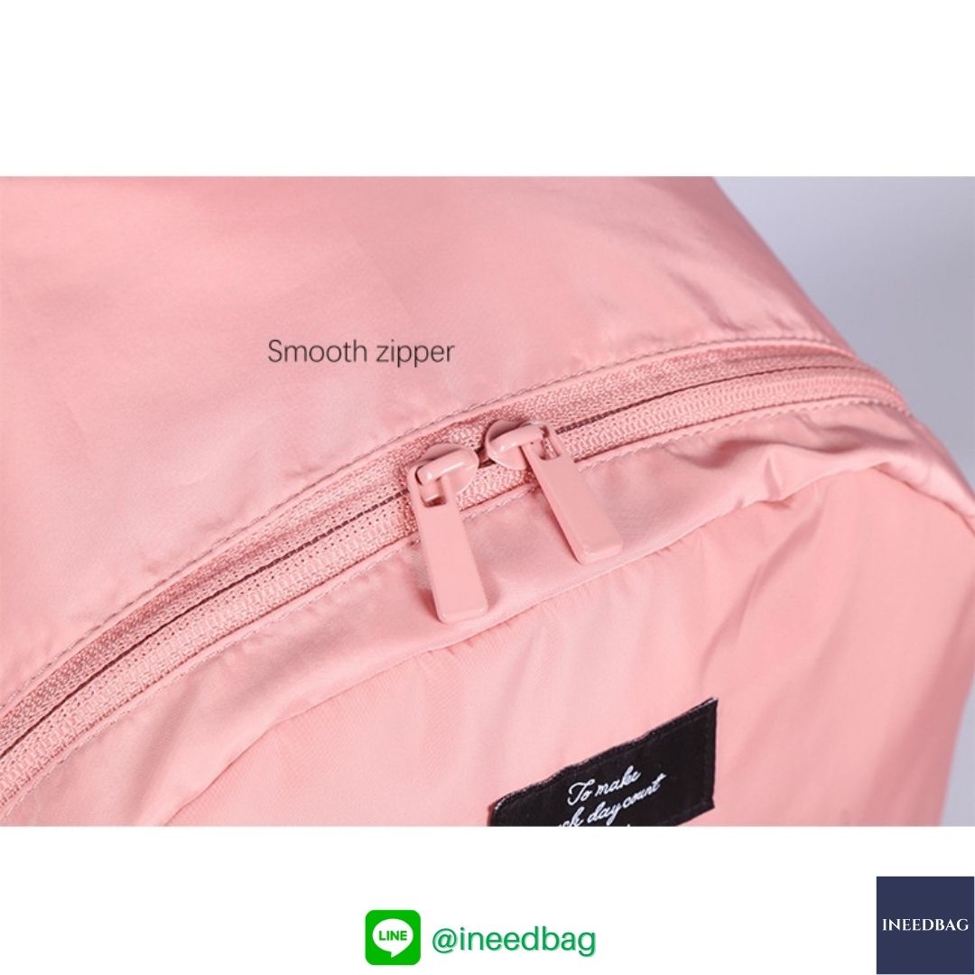 DINIWELL กระเป๋าเป้พับได้ กระเป๋าพับได้ กันน้ำ น้ำหนักเบา ใช้ได้ทุกโอกาส มี 4 สีให้เลือก (DINIWELL Foldable Travel Backpack Unisex Lightweight Portable School Backpack Laptop Bag Casual Water Resistant)