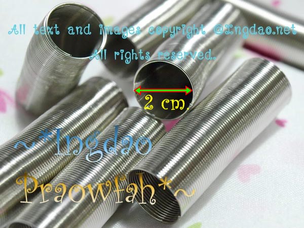 1039R20 ลวดสปริงทำแหวน ศก. 2 ซม. (น้ำหนัก 100 กรัม)