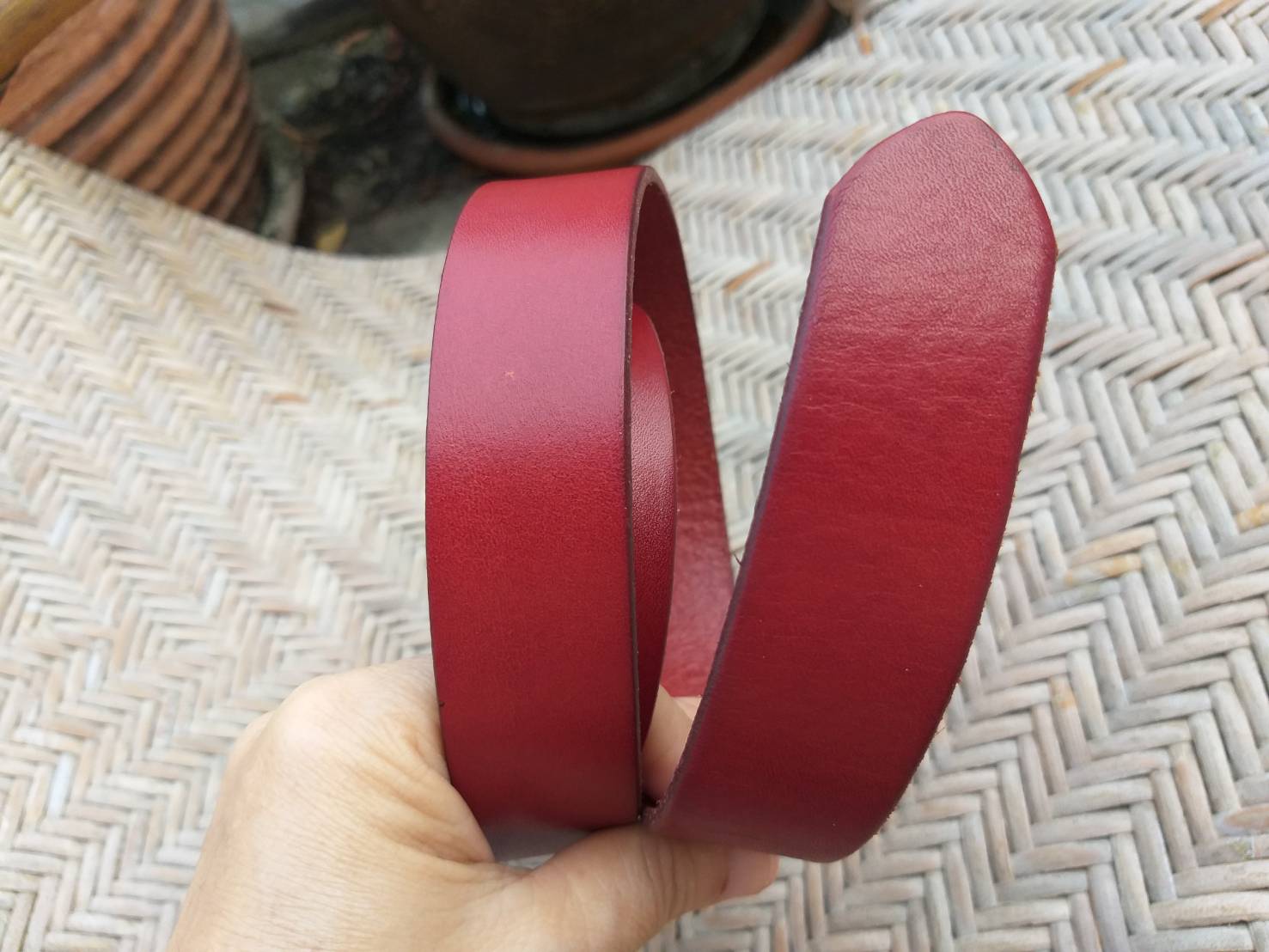 เข็มขัดหนังแท้ เก๋มากๆ สวยน่ารัก