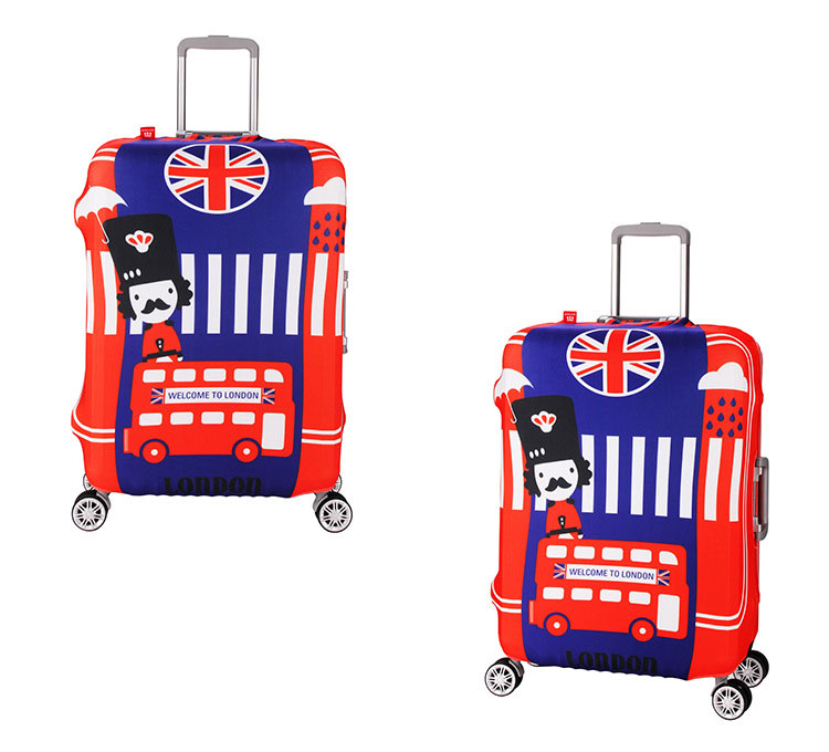 (ผ้ายืด พิมพ์ลาย ขนาด XL) ผ้าคลุมกระเป๋าเดินทาง ขนาด 29 - 32 นิ้ว มี 10 ลาย 10 แบบให้เลือก