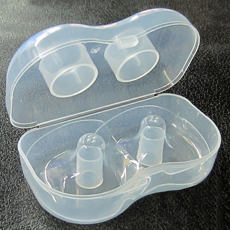 ที่ครอบหัวนมซิลิโคน รุ่นบางพิเศษ ยางป้องกันหัวนมมารดา NanaBaby Nipple Shield