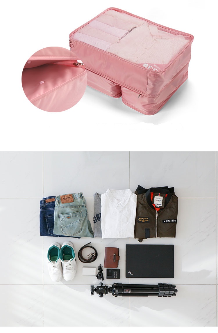 (ขนาด M) Botta Desig กระเป๋าจัดระเบียบเดินทาง 3 in 1 ใช้แบบแยก หรือรวมกันได้ สำหรับกระเป๋าเดินทางขนาด 18" - 19" และ 24" - 28"