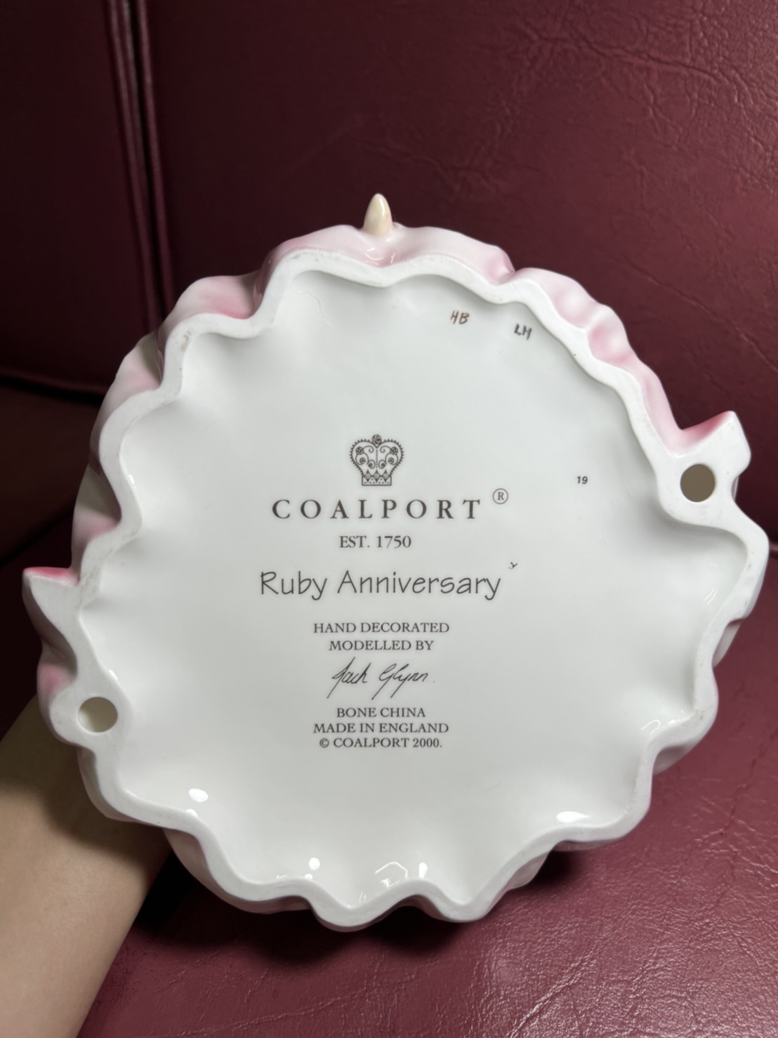 ตุ๊กตาจากอังกฤษ Coalport Ruby Anniversary ของแท้