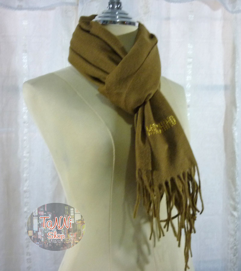 ผ้าพันคอ MOSCHINO 100% LAMBSWOOL