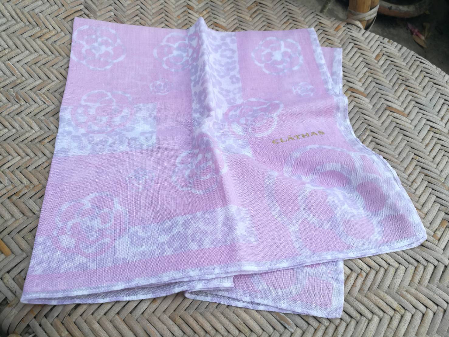 ผ้าเช็ดหน้า CLATHAS ผ้านุ่ม ผืนใหญ่
