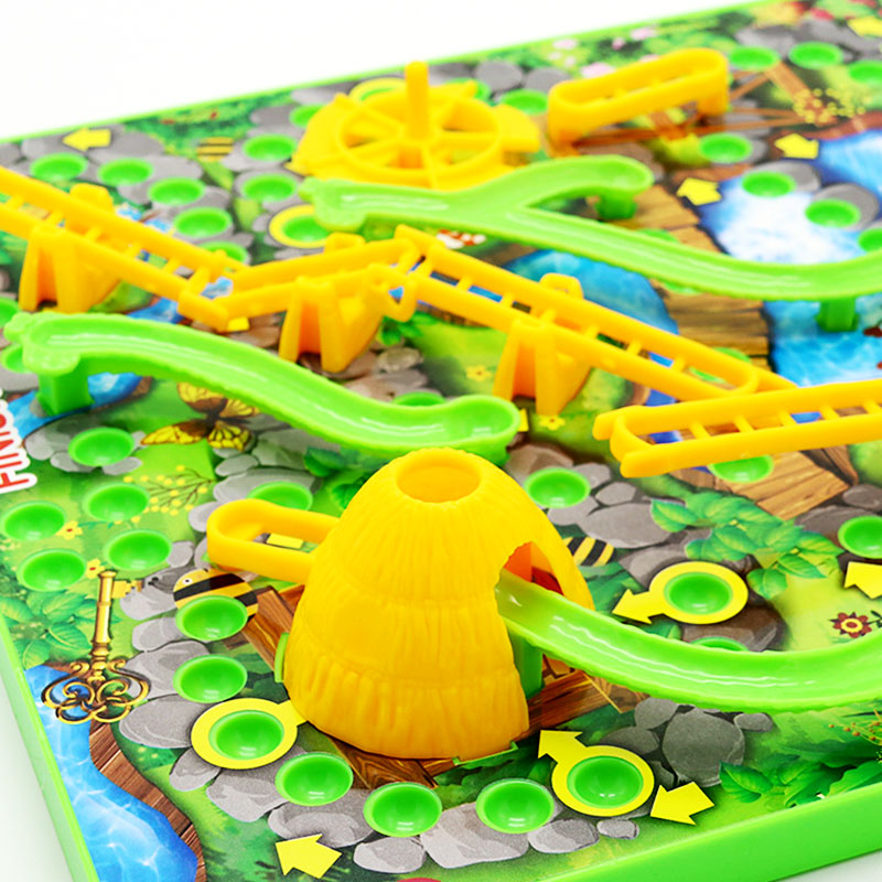 บอร์ดเกมส์ บันไดงู สามมิติ 3D Snakes n Ladders ขนาด 30 x 30 ซม. สำหรับเด็ก 3 ปีขึ้นไป