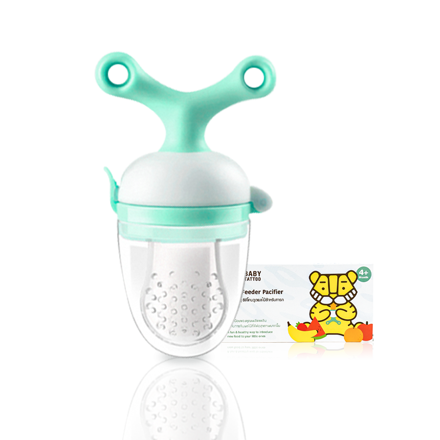 Baby Tattoo (เบบี้แทททู) จุกซิลิโคนดูดผักผลไม้ ที่กัดผลไม้ซิลิโคน สำหรับเด็ก 4 เดือนขึ้นไป