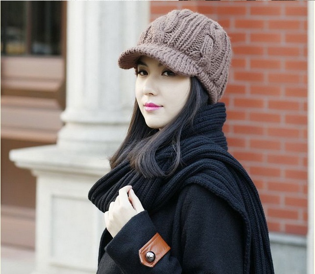 หมวกแก๊ปไหมพรม ดีไซน์สุดเก๋ สวยมากๆ มี 3 สี