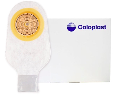 Coloplast 5985 ถุงถ่ายติดหน้าท้อง ชนิดปลายเปิด แบบ 1 ชิ้น กล่องละ 30 ถุง