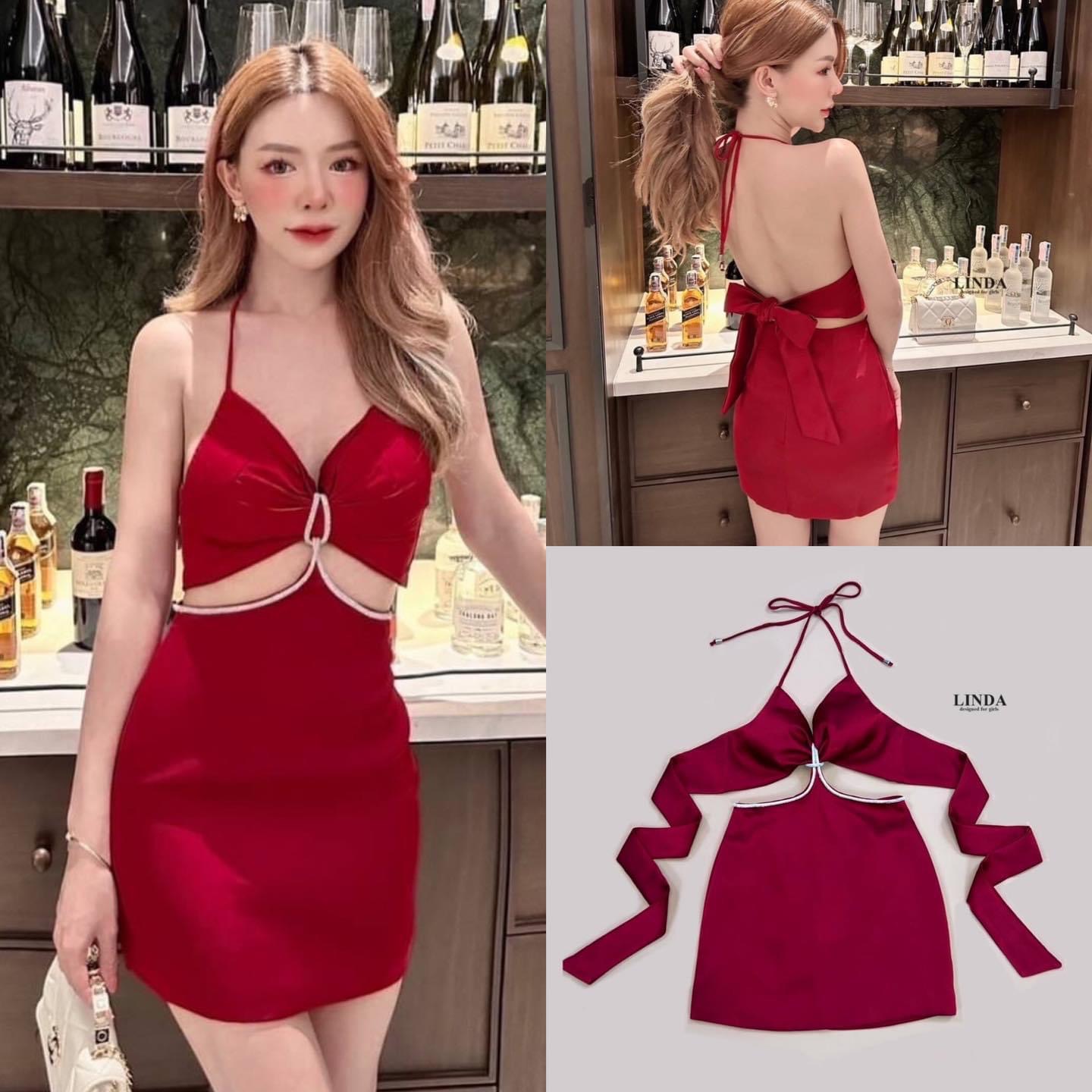 เดรสสั้นรุ่นฮิตของที่ร้าน เป็นเดรสที่ถูกต้องที่สุด จะลุคแพงลุคเซ็กซี่รุ่นนี้รับจบได้หมด ผ้าอัดกาว อยุ่ทรง ใส่สบาย สินค้าคุณภาพ (พร้อมส่ง)