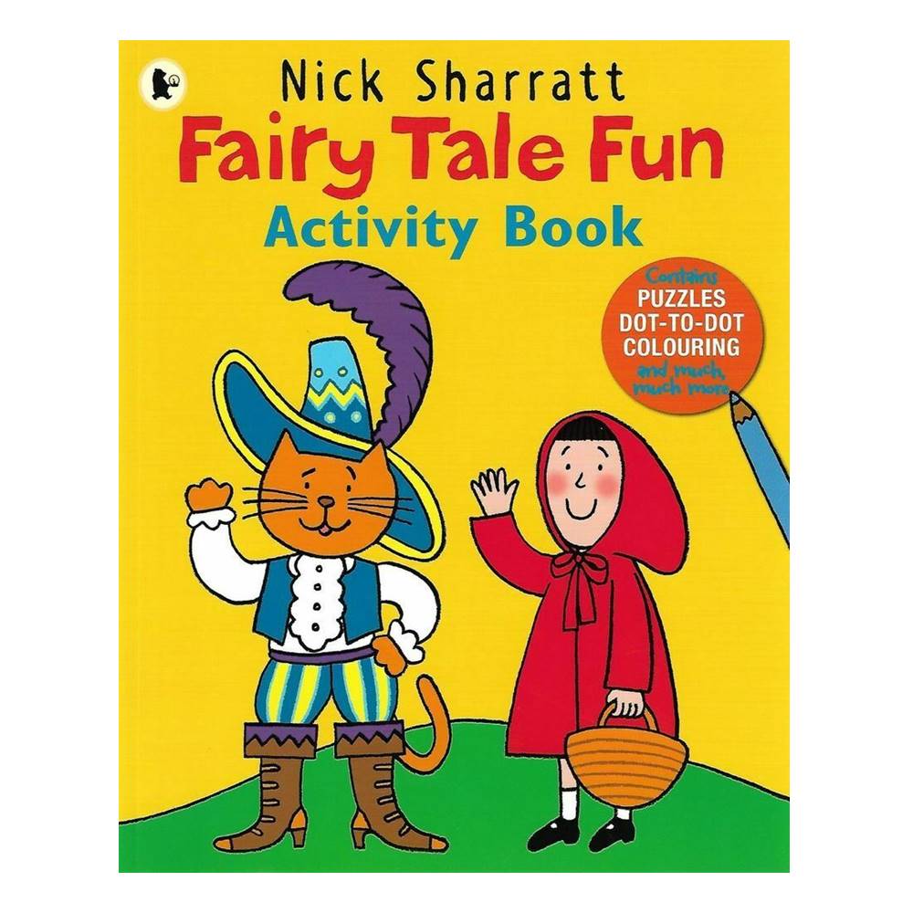 Walker : Nick Sharratt 5 Activity Books Collection เซตหนังสือกิจกรรม ของนิค ชาร์รัทท์ 5 เล่ม : Farm + Space + Princess + Pirates + Fairy Tale