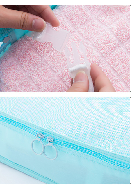 Travel Season กระเป๋าจัดระเบียบเดินทาง 8 ชิ้น สุดคุ้ม จัดกระเป๋าเดินทาง ท่องเที่ยว ใส่เสื้อผ้า ชุดชั้นใน รองเท้า พกพาสะดวก มีให้เลือกถึง 11 ลายสวยงาม