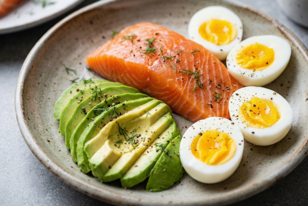 ปลาแซลมอนและไขมันดี อาหารบำรุงหน้าอก