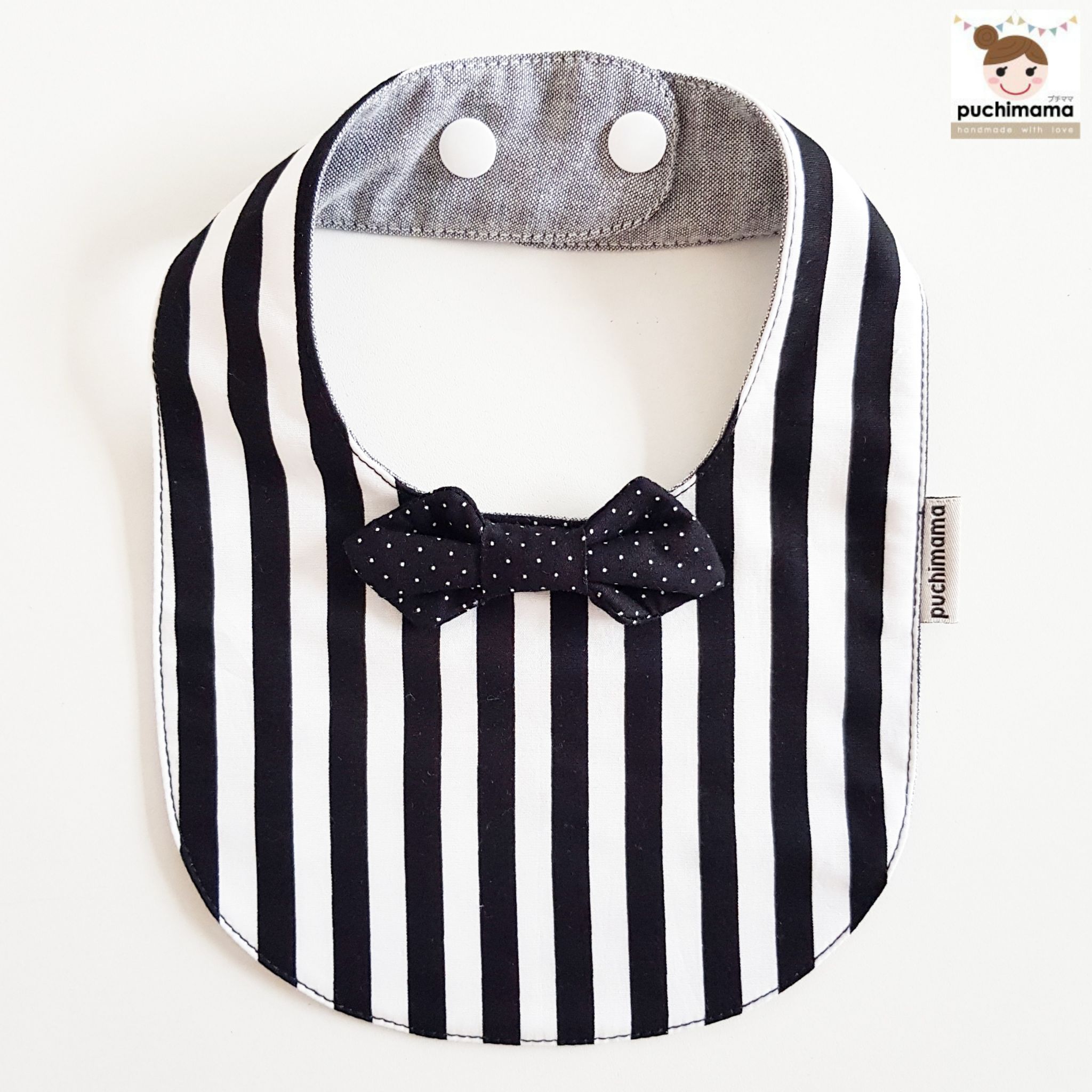 Puchimama "Bow Tie" Bib