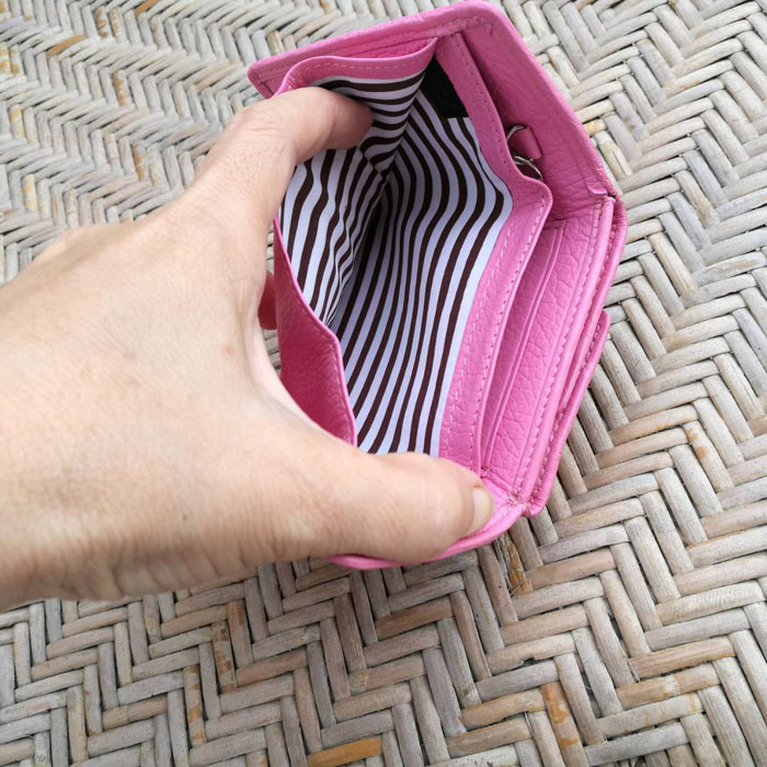 กระเป๋าสตางค์ ใบเล็กๆ หนังแท้ น่ารักม๊ากกกก