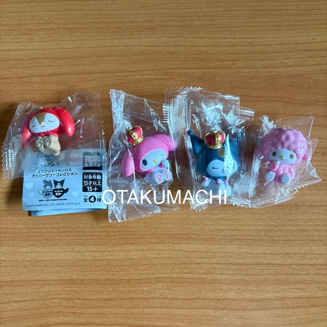 กาชาปอง Shoulder Zun Fig. My Melody & Kuromi Anniversary Collection