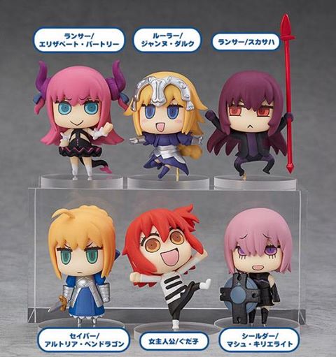 พร้อมส่ง Learning with Manga! - "Fate/Grand Order" Collectible Figure 6Pack BOX