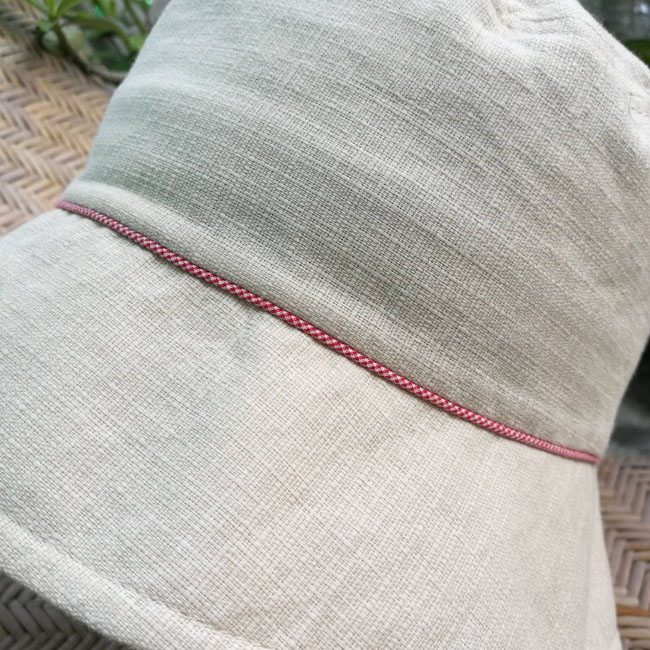 หมวกปีกกว้างผ้าเนื้อสวย