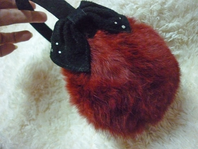 ที่ปิดหูกันหนาว เฟอร์กระต่ายแท้ น่ารักมาก